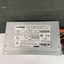 Comprar Fonte Nominal Comtac Bahia Modelo: D200.1.4.01 24p 200w Sata