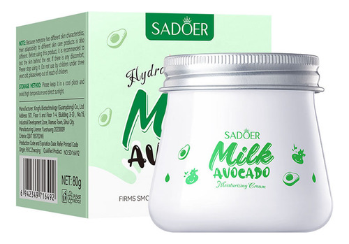 Crema Hidratante De Leche Y Aguacate L Mois Hidratante