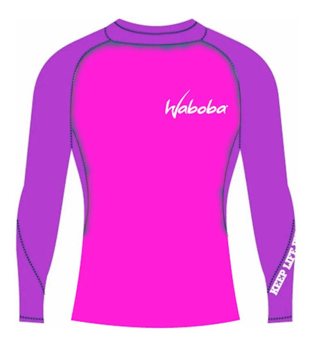 Enterito Lycra Térmica Waboba Infantil Color Fucsia-violeta