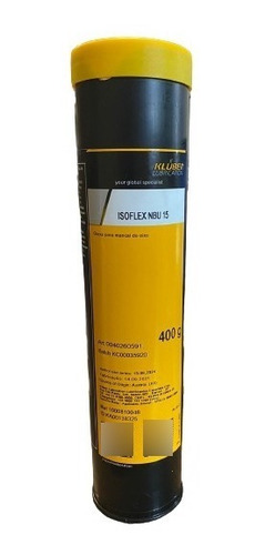 Graxa Kluber Isoflex Nbu 15 - Cartucho 400g