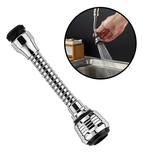 Accesorio Canilla Extensor Anti Splash Cocina Grifo Cocina