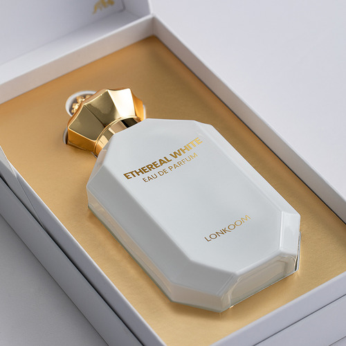 Perfume Gourmet para Mujer EDP de Larga Duración Frutas Tropicales Vainilla Dulce Aromas Seductores y Sexys Lonkoom Ethereal White Eau De Parfum