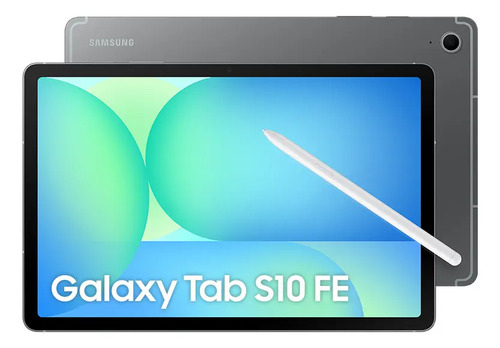 Tablet Samsung Galaxy Tab S10 FE WiFi, 128GB, 8GB, Tela 10.9" 90Hz, S Pen e Capa Inclusas Cinza