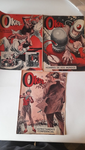 3 Revistas Okey 1960 1963 N° 561 749-752 (aa890