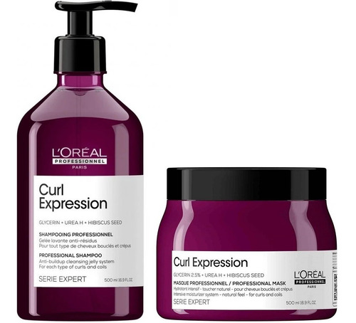Shampoo 500ml+ Mascarilla 500ml Loreal Curl Expression