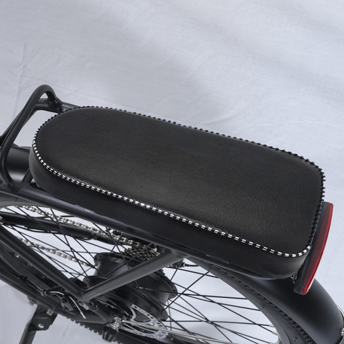 Asiento Trasero De Bicicleta, Cojín De Cuero Pu Para
