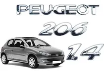 Comprar Emblemas Insignias Peugeot + 206 + 1.4 Tapa Baúl 