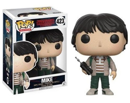 Figura De Accion Funko Pop  Stranger Things Mike Con Walkie