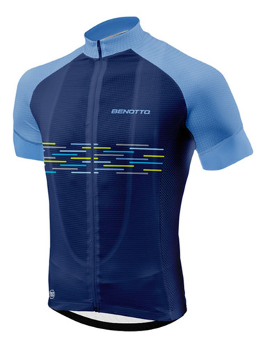 Jersey Ciclista Ruta C/ventilación Benotto Azul Hombre