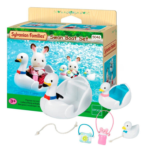 Sylvanian Families Barco Cisnes Paseo Lago Juguete Niños Tx