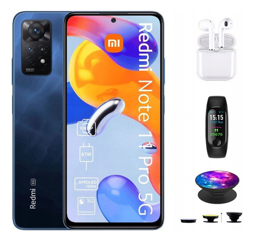 Teléfono Inteligente Azul Xiaomi Redmi Note 11e Pro 5g 6/128