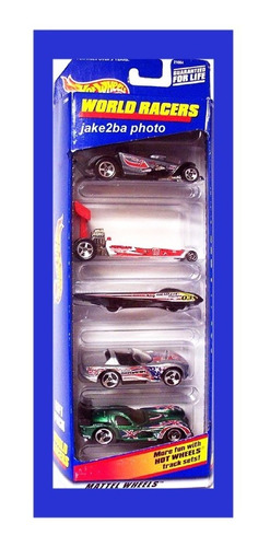 Hot Wheels 5 Gift Pack - World Racers 1999 - Único En M. L.