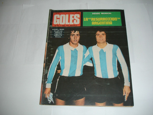 Revista Goles 1259 Póster Alemania 2 Argentina 3 73 Excelen 