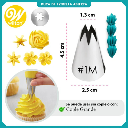 Set Duyas Boquilla Decoracion 2a 2d 4b 1m Y Mangas Wilton*b
