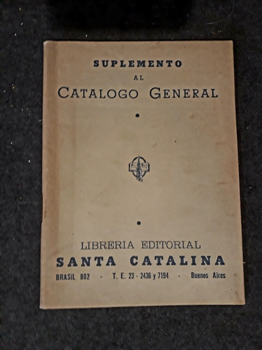Suplemento Catálogo Librería Editorial Santa Catalina 