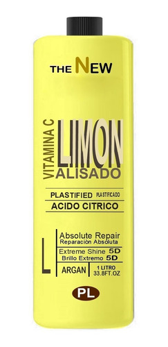 Alisado Defenitivo Limon Fuerte Brasilero Plastifica 1 Litro