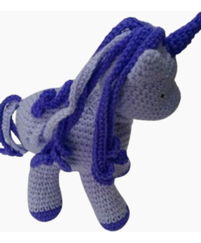 Unicornio Tejido Crochet Amigurumi Muñeco Regalo Mágico
