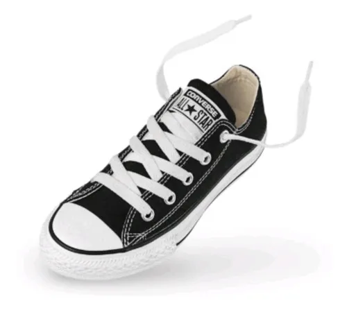 Tenis Converse Negros Infantil 1071320 Original Ps