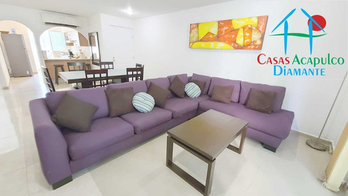 Cad Diamante Lakes Rubí 202. Terraza Con Vista A La Alberca Y Jardines