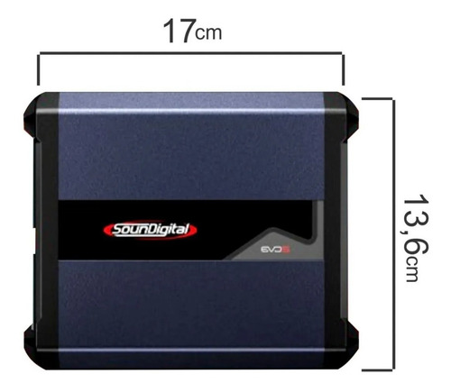 Módulo amplificador Soundigital 1200.2 Evo 5 1200, 2 ohmios