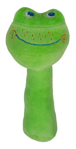 Chocalho Bastão Sapinho Antialérgico 16cm Cas Brinquedos