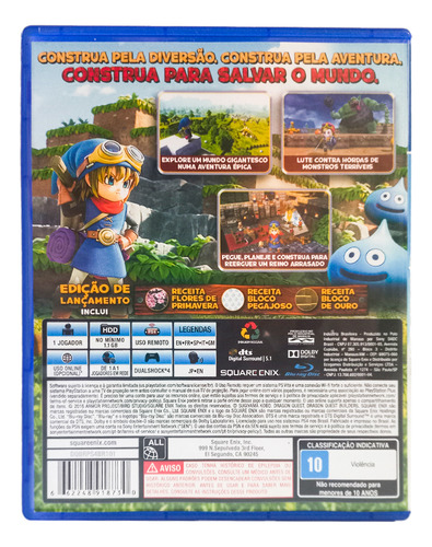 Dragon Quest Builders - Mídia Física Ps4 (Usado)