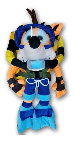 Peluche Crash Bandicoot 45 Cm Importado Crash Con Envio