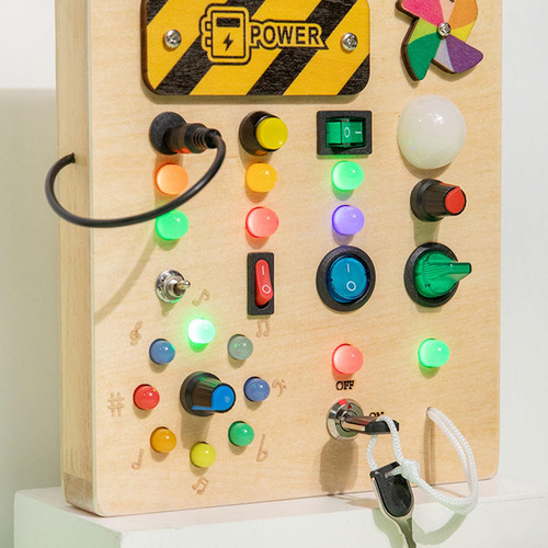 Interruptor De Luces, Tablero Ocupado, Juguetes Con Botones,
