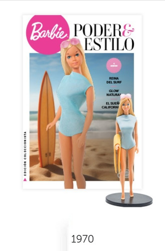 Revista Y Muñeca Barbie Poder & Estilo 1970 Malibu # 8