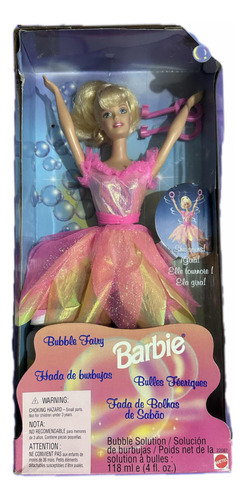 Barbie Hada Burbujas Año 1998 En Caja Con Todo Como Nueva 