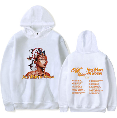 Sudadera Con Capucha Kali Uchis Red Moon In Venus Merch