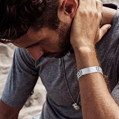 Pulsera De Identificación Para Hombre Chainshouse, 15 Mm, Mo