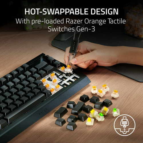 Teclado Para Juegos Razer Blackwidow V4 Pro 75% Wireless Ole