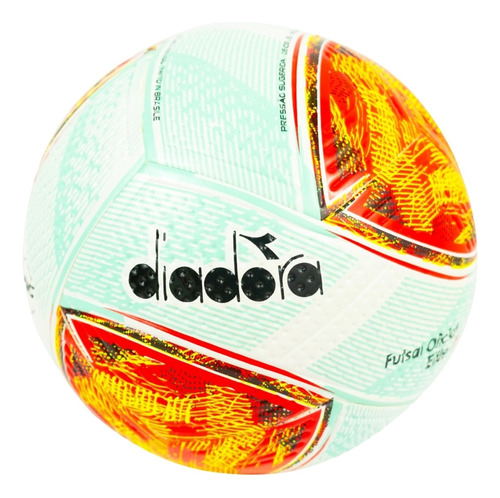 Bola De Futsal Oficial Diadora Elite-r Sub 13 + Bomba De Ar