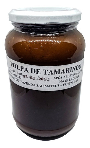 Polpa De Tamarindo De Minas 650g Da Roça. Intestino Preso