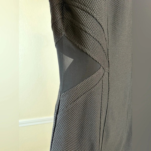 Vestido Con Transparencias Y Tela Calada Muy Delicado Rare
