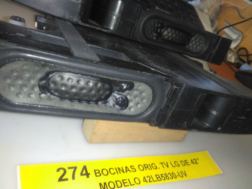Par De Bocinas Originales Tv Lg De 42 Mod. 42lb5830-uv (Usado)