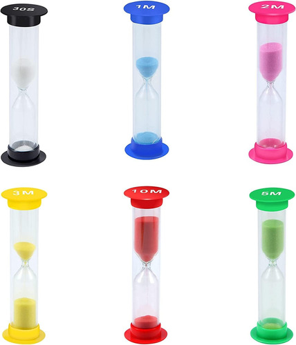 Reloj De 6 Piezas Con Temporizador, Colores Vivos