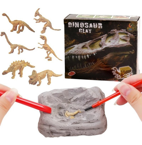 Mini Juego Arqueológico Excavación Stegosaurus Accesorios