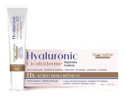 Hyaluronic Cicatriderme 30g Biomarine Tipo De Pele Todo Tipo De Pele