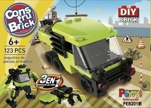 Juego Constru Brick Camion Tolva 3 En 1 | Lego Compatible