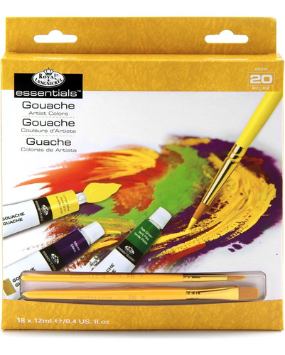 Royal & Langnickel Gouache Paint, 18 Piezas