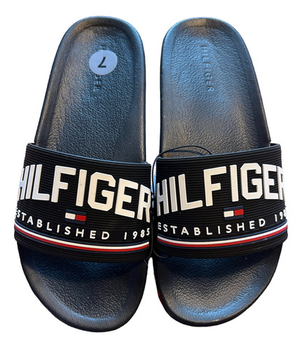 Ojotas Tommy Hilfiger Negras Para Mujer Original Nuevas!!