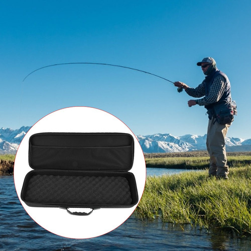 Bolsa De Transporte Pesca Con Estuche Carrete Antichoque Eva