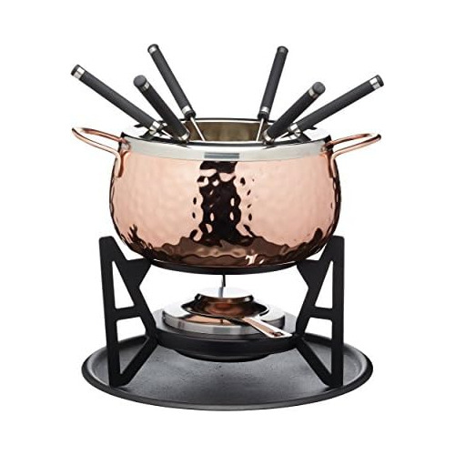 Set De Fondue Suizo De Lujo 6 Personas, Acero Inoxidabl...