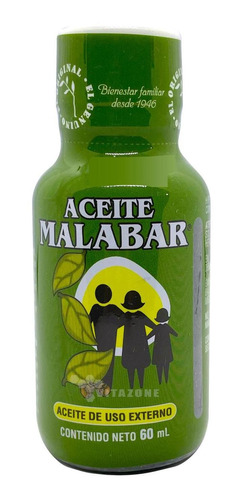 Aceite Malabar 60 Ml Greenside 100% Natural