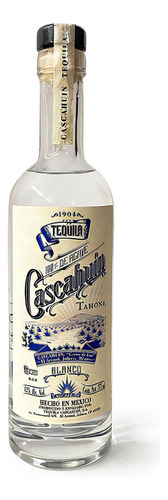 Tequila Artesanal Cascahuín Blanco Tahona 375 Ml