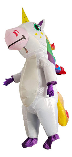 Disfraz De Muñeca Inflable De Unicornio Navideño De Hallowee