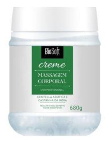 Biosoft Creme Massagem Corporal Centella 680g