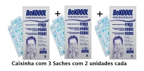 Adesivos Infantil Be Koool Alivio De Febre E Vacina